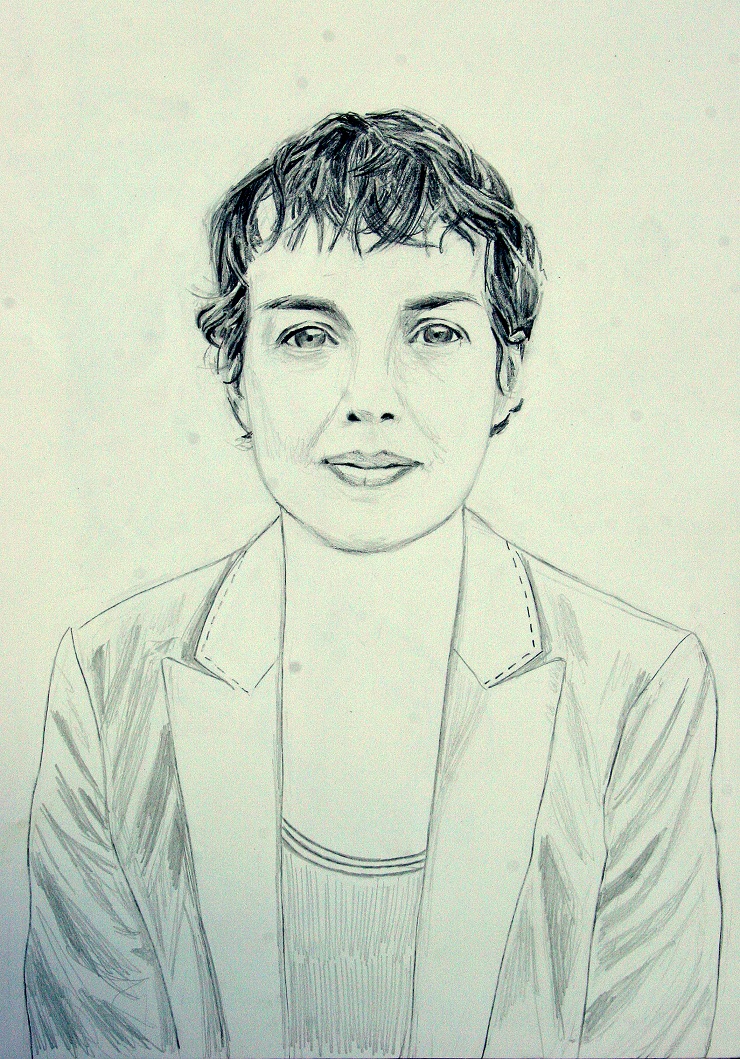 Barbara, pencil on paper, 11x14 inches, Jessica Siemen 2012