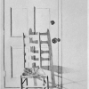 Chair and Drawer Still Life, pencil on paper, 18x24 inches, Jessica Siemens 2009