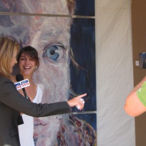 Jessica and Linnea on San Diego KUSI