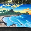 Kauai, oil on canvas, 3x6 ft, Jessica Siemens 2017