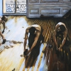 Gustave Caillebotte Reproduction, Floor Scrapers, oil on canvas, 24x36 in, Jessica Siemens 2010