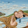 Henry and Liz, oil on canvas, 24x36 in, Jessica Siemens 2014