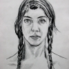 Self Portrait Jessica Siemens pencil on paper 2011