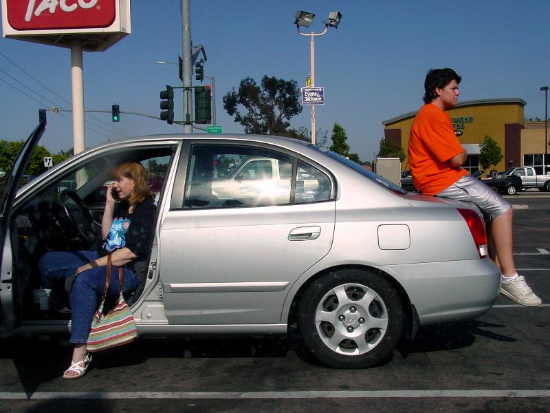 Next painting: Kid on Car