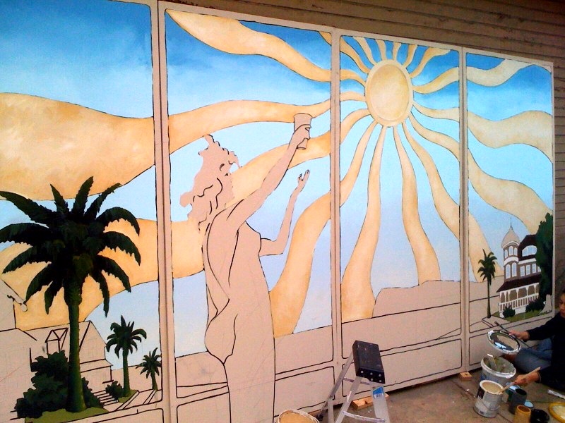 cafe-mundo-mural-in-progress-2009