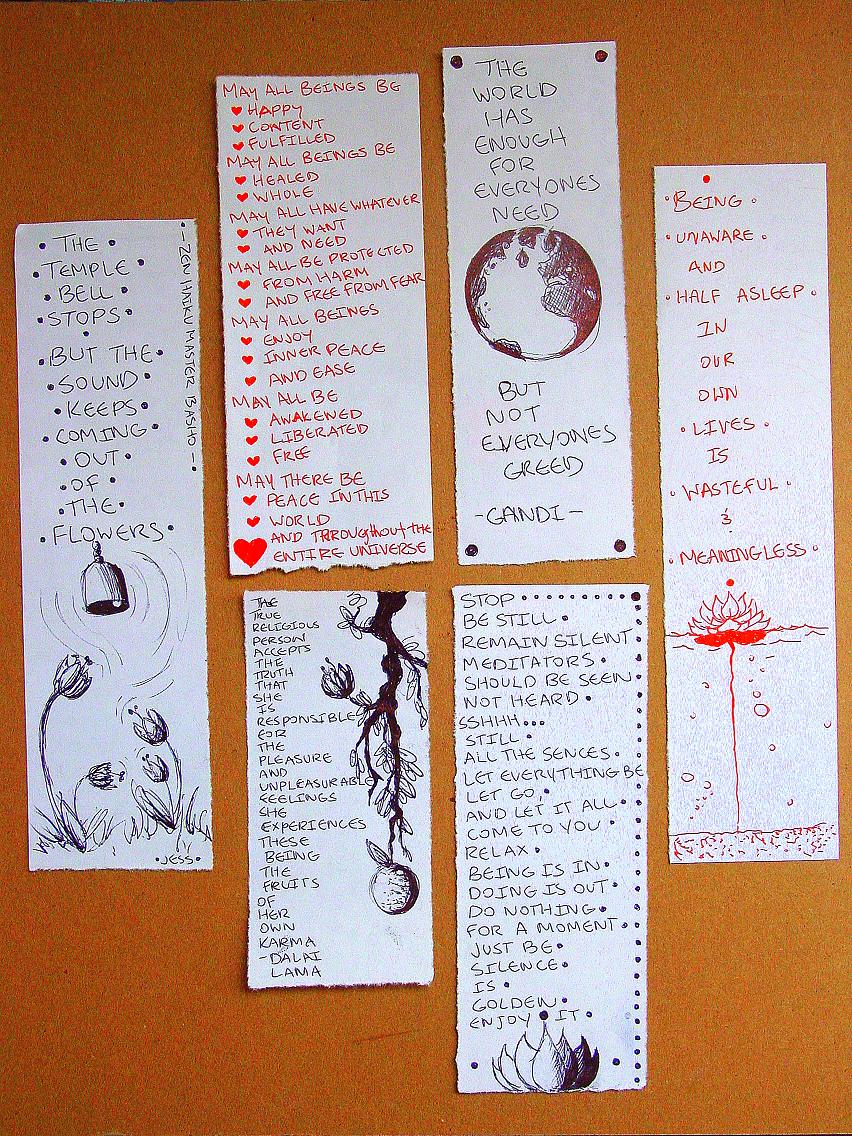 Jessica Siemens Bookmark Doodles