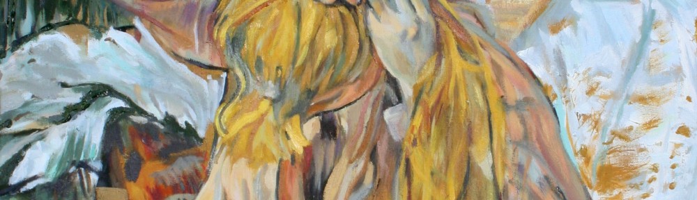 Femme Se Coiffant Toulouse Lautrec oil on canvas by Jessica Siemens 2010