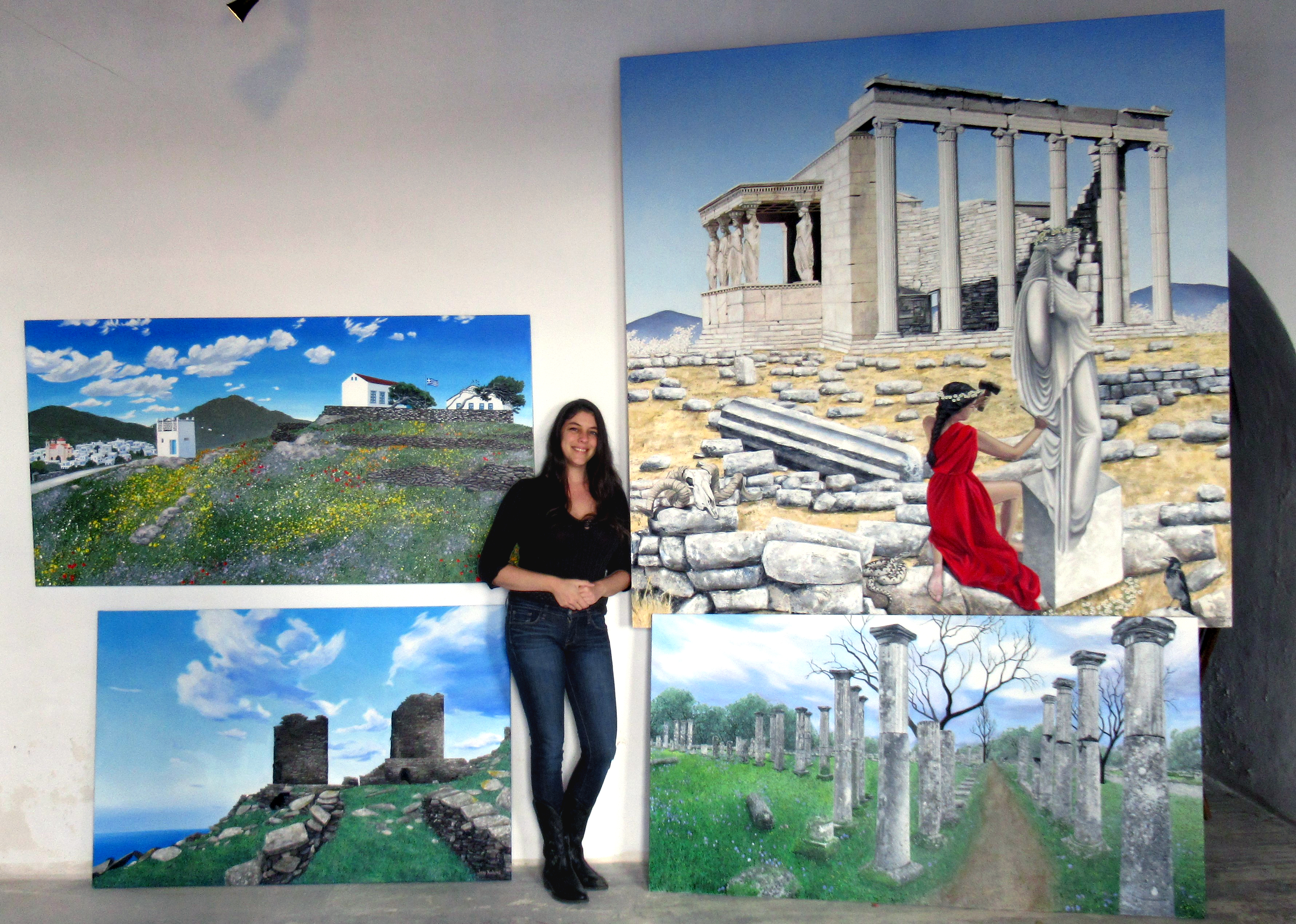 Jessica Siemens Paintings of Greece 2021